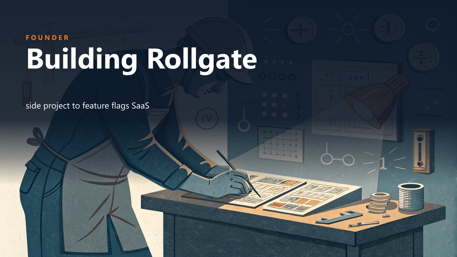 Role Gate Design How I Built Rollgate: From Side Project to Feature Flags SaaS | Rollgate